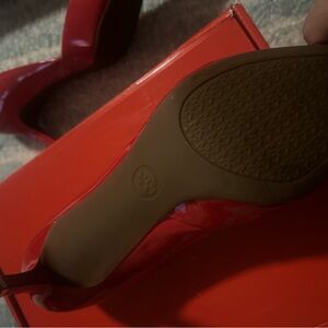 Michael Kors Red Heels Elegant Design